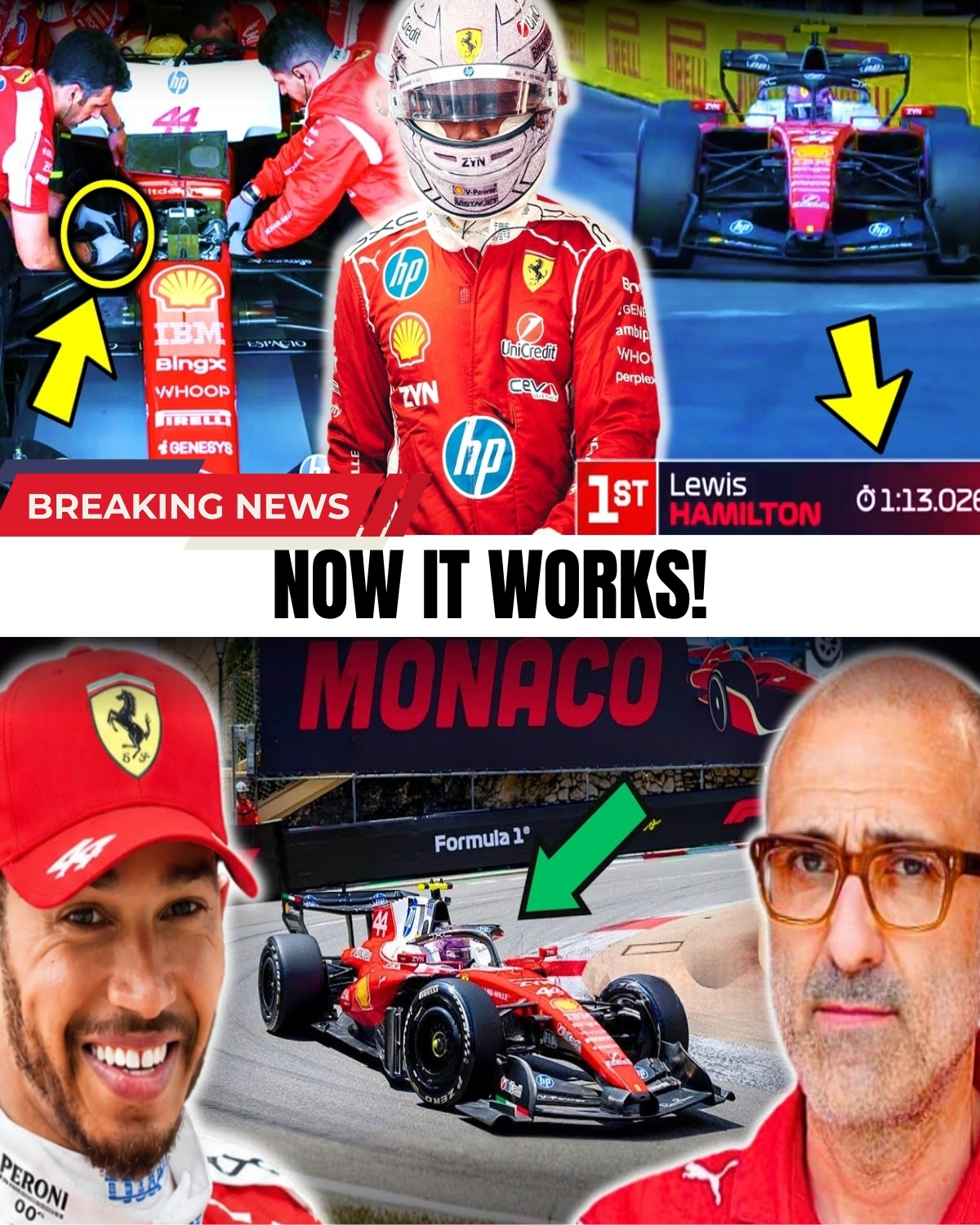 The Monaco GP paddock is in absolute DISBELIEF! 🤯 Lewis Hamilton just shattered the timing sheets, completely humiliating his rivals. 🏎️💨 But it's NOT just raw speed!