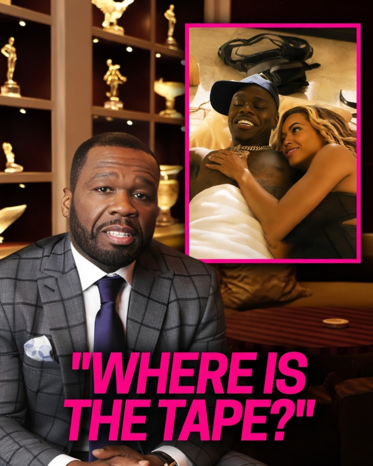 50 Cent just dropped a MASSIVE bombshell that is completely breaking the internet! 😱🔥 Rumors of a secret, highly guarded tape are tearing through Hollywood, and the names involved are absolutely SHOCKING.