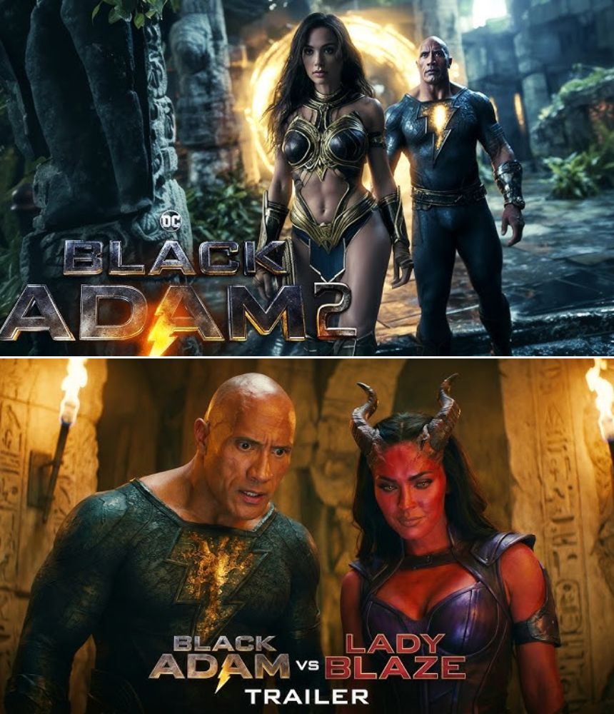 BLACK ADAM vs LADY BLAZE (2027) Dwayne Johnson, Megan Fox | Concept Trailer