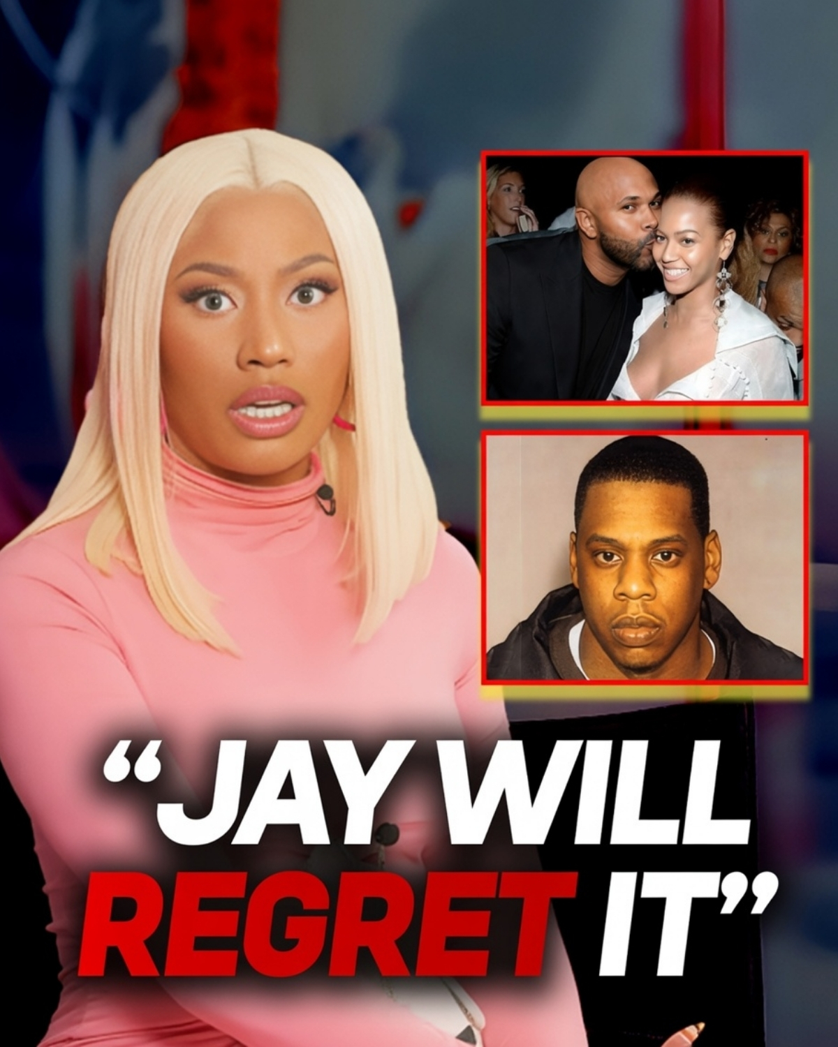 A jaw-dropping industry crisis has just shattered the internet after a heated, backstage altercation between Jay-Z and Nicki Minaj reportedly pushed things to an absolute breaking point! 🔌🔥 In a wild live stream immediately after, Nicki went completely nuclear, dropping bombshell allegations directly targeting Beyoncé with claims of hidden extramarital affairs!