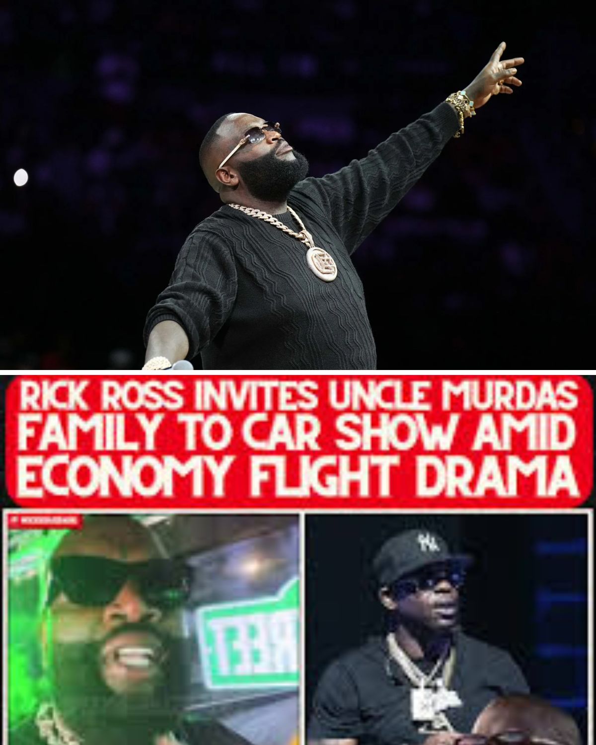 Uncle Murda Says Rick Ross Is "Making Up Excuses" After Explaining Viral Commercial Flight Pic