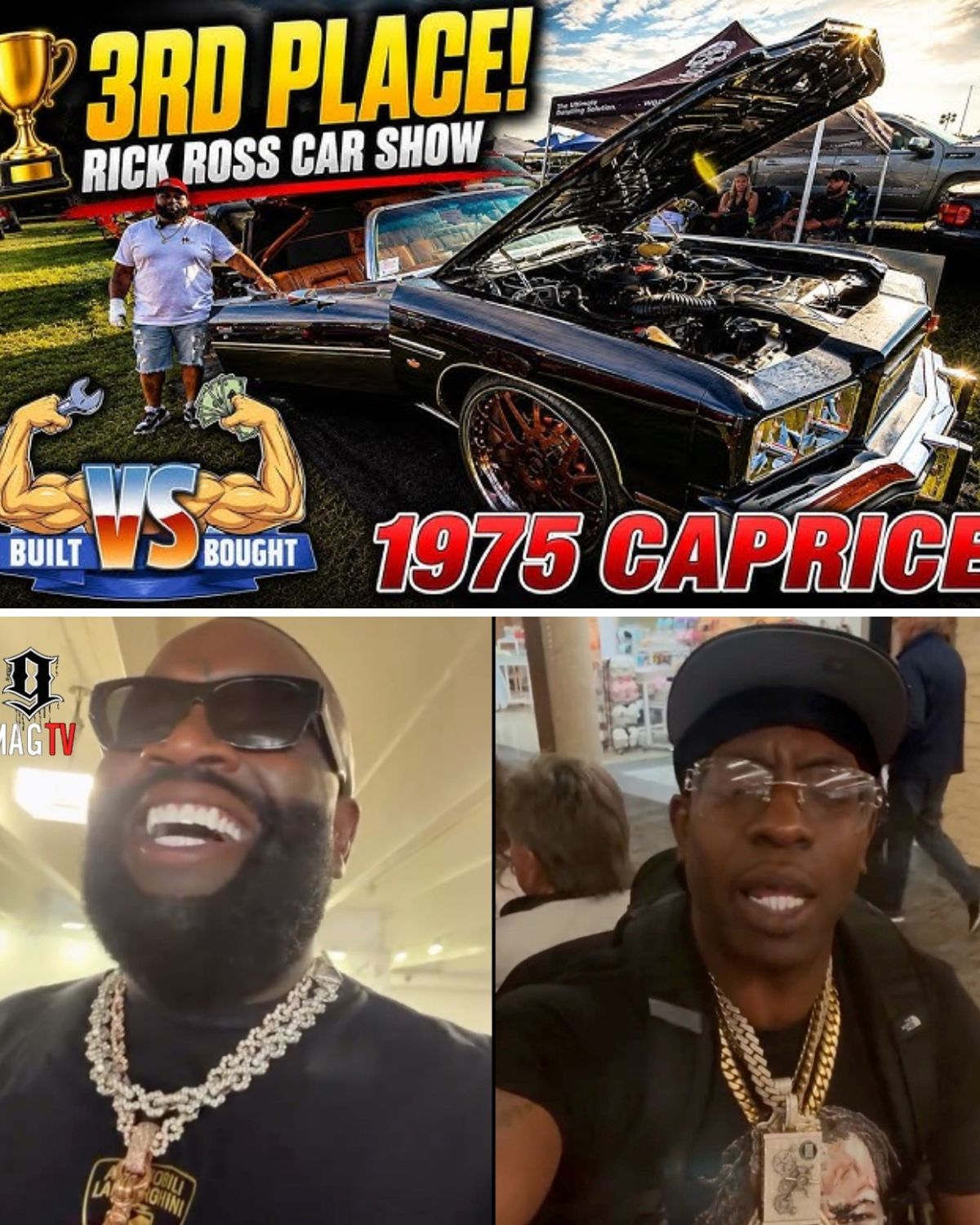 Rick Ross Is Unbothered By 50 Cent &amp; Uncle Murda Shading His 5th Annual Car Show! 🥂