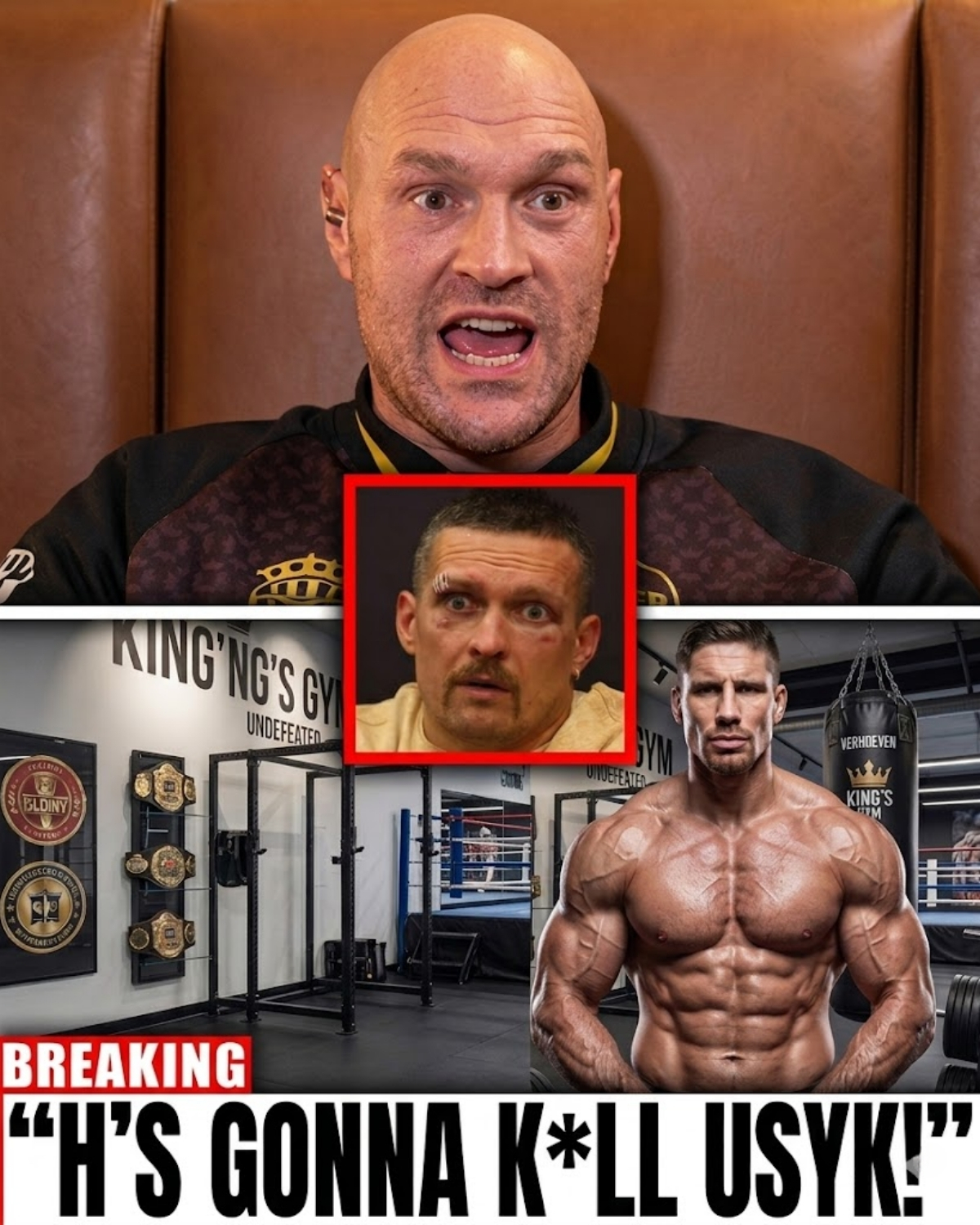 The boxing world is in chaos! 😱 Rico Verhoeven has transformed into a 250lb “physical beast” to face Oleksandr Usyk, leaving Eddie Hearn speechless.