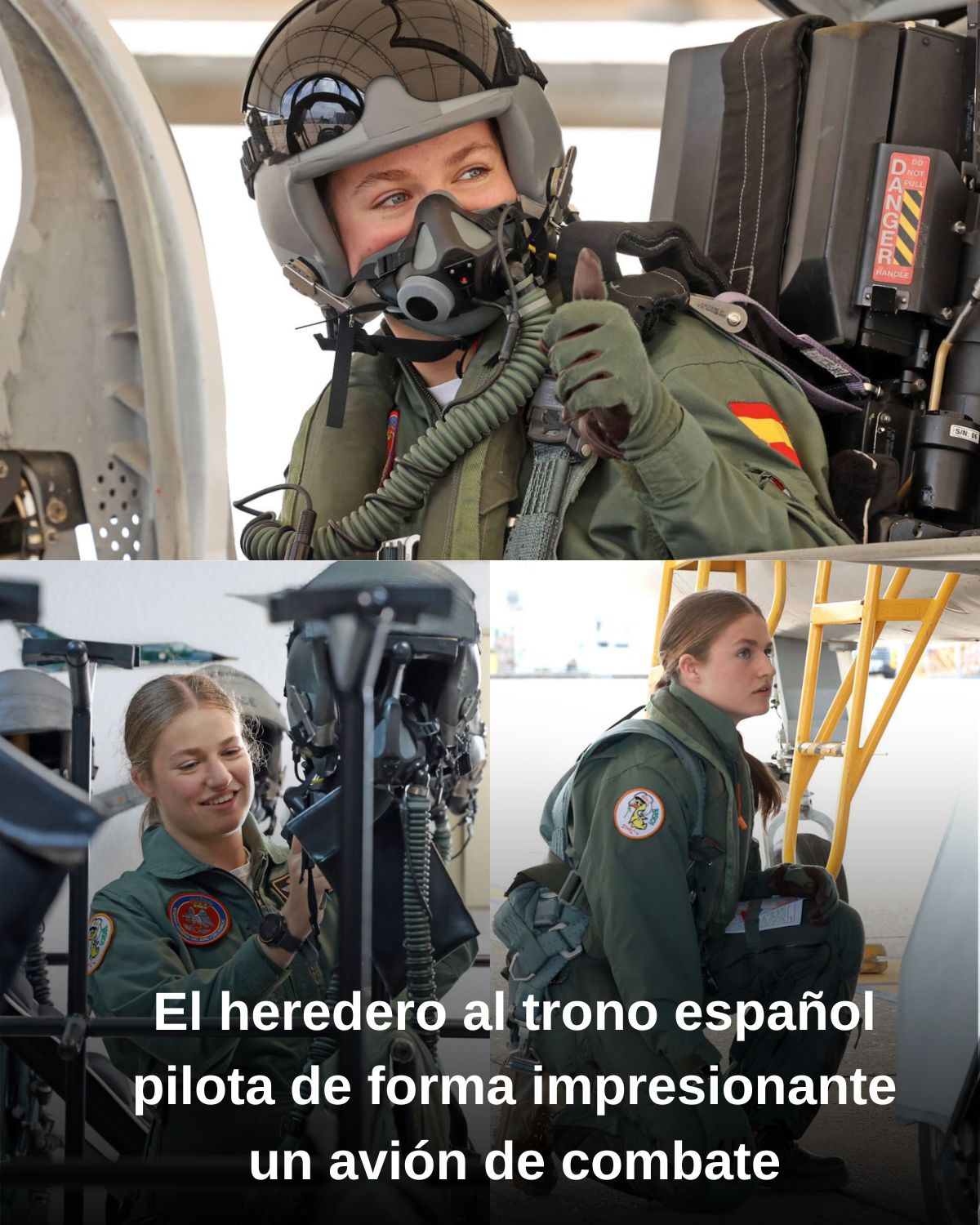 El heredero al trono español pilota de forma impresionante un avión de combate; las últimas imágenes han cosechado elogios de los internautas desde el primer momento.