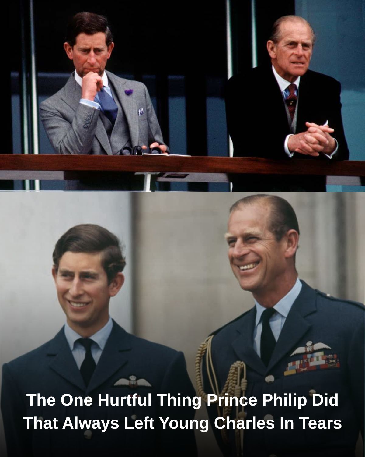 The One Hurtful Thing Prince Philip Did That Always Left Young Charles In Tears