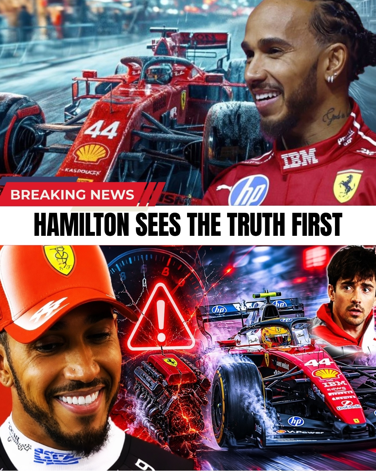 Absolute madness at the Montreal GP! 🇨🇦 While Lewis Hamilton delivered a masterclass performance that silenced ALL doubters 👑🔥, a massive catastrophe was brewing right inside the Ferrari garage…