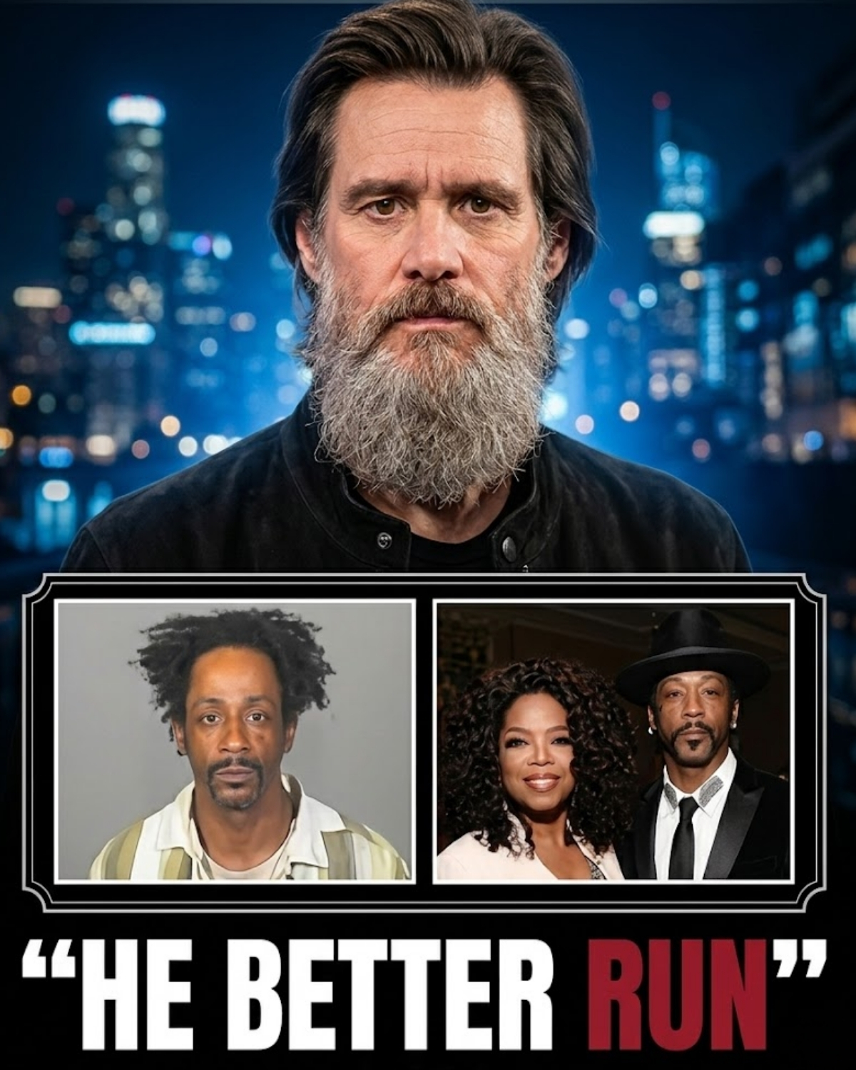 Comedy icon Jim Carrey just threw back the curtain on Tinseltown’s darkest secrets, issuing a desperate plea for Katt Williams to ESCAPE before it’s too late! 😱 Breaking his silence on the brutal mental toll of fame, Carrey exposed a terrifying system that actively traps and deforms an artist’s soul.