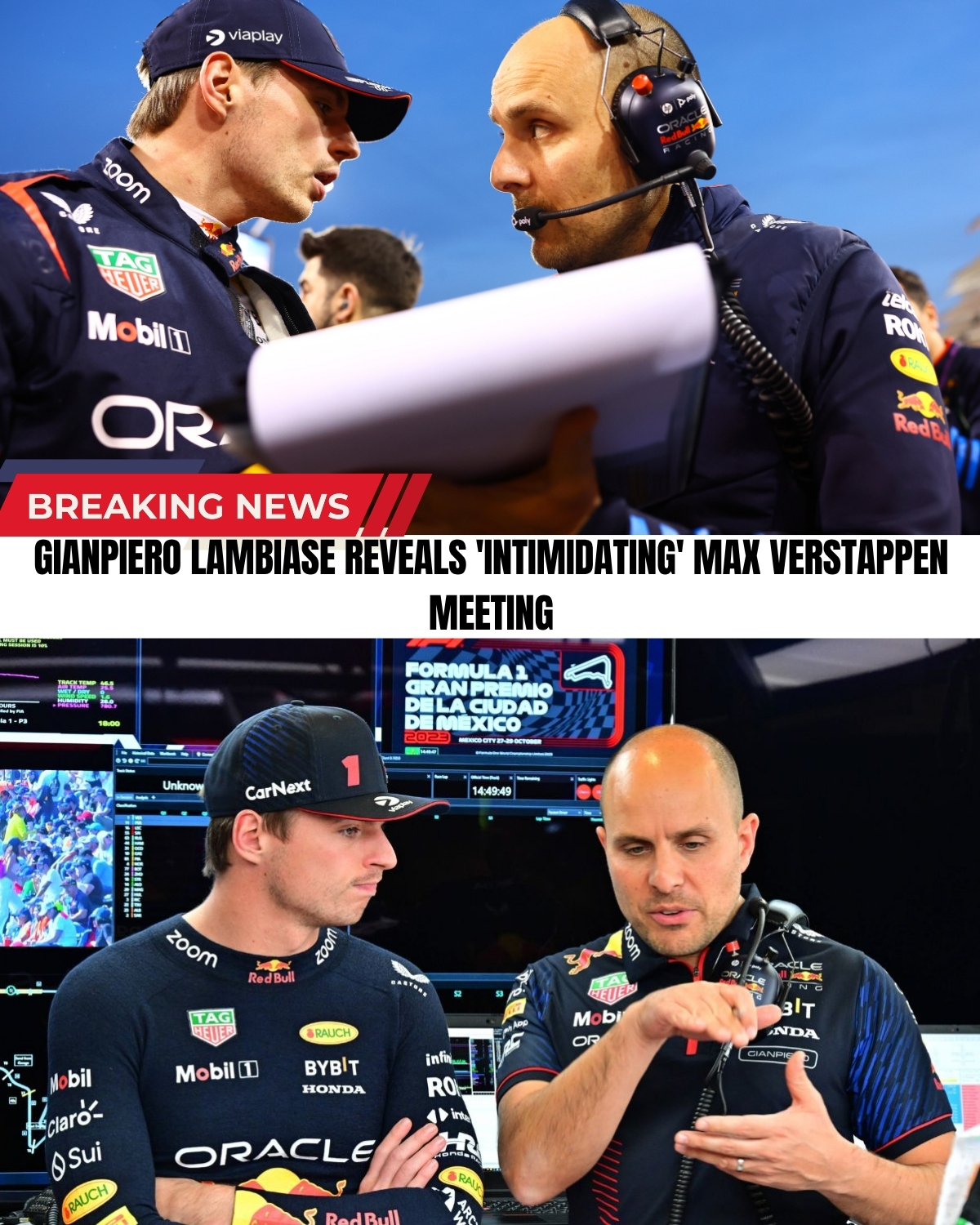 Maxโs legendary engineer Gianpiero Lambiase is abandoning Red Bull for McLaren! ๐๐คฏ GP just broke his silence on their “intimidating” dynamic, exposing secrets from their very first meeting!