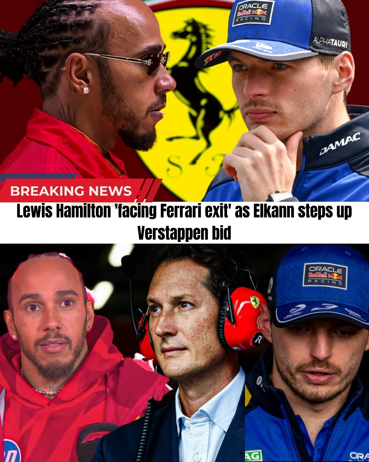 The F1 paddock is completely paralyzed! ๐ฑ Lewis Hamilton swore he is staying at Ferrari in 2027, but top-secret reports from Maranello reveal a massive boardroom betrayal is in motion!
