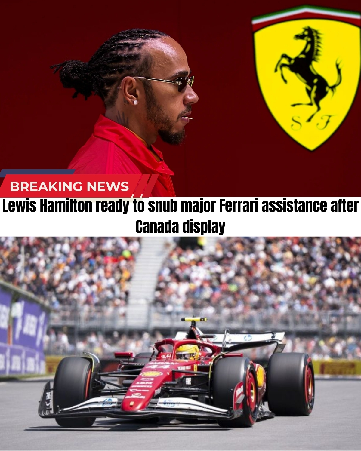 Lewis Hamilton just dropped a massive bombshell at the Canadian GP! ๐ฑ Frustrated with his SF-26, the 7-time champ made a highly controversial decision: completely abandoning Ferrari’s multi-million dollar simulator!