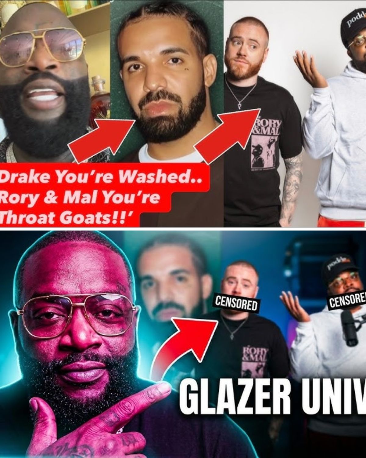 Rick Ross RESPONDS To Drake Iceman DISS & VIOLATES Rory & Mal For DISRESPECTING Him