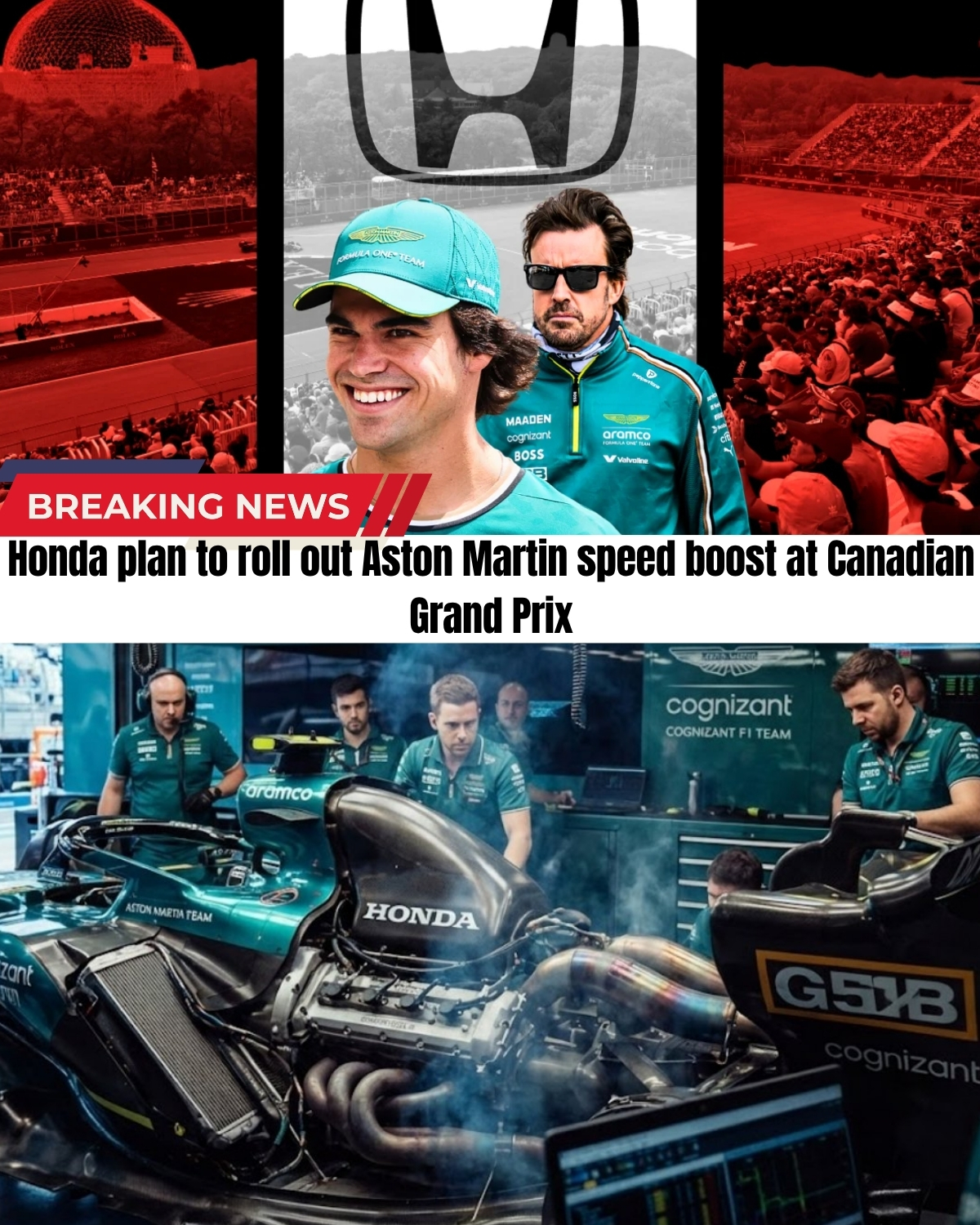 Aston Martin & Honda are plotting a MASSIVE shocker for the 2026 Canadian GP! 🇨🇦 Honda’s chief engineer just leaked an aggressive strategy to unlock Alonso & Stroll’s ultimate speed.