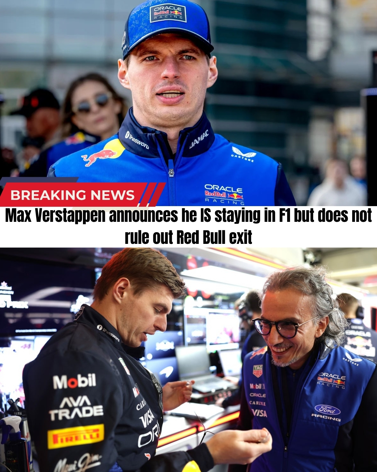The F1 world is completely shaking right now! ๐ฑ After threatening to quit the sport over the controversial “Mario Kart” 2026 rules, the 4-time World Champ has officially broken his silence on his future!