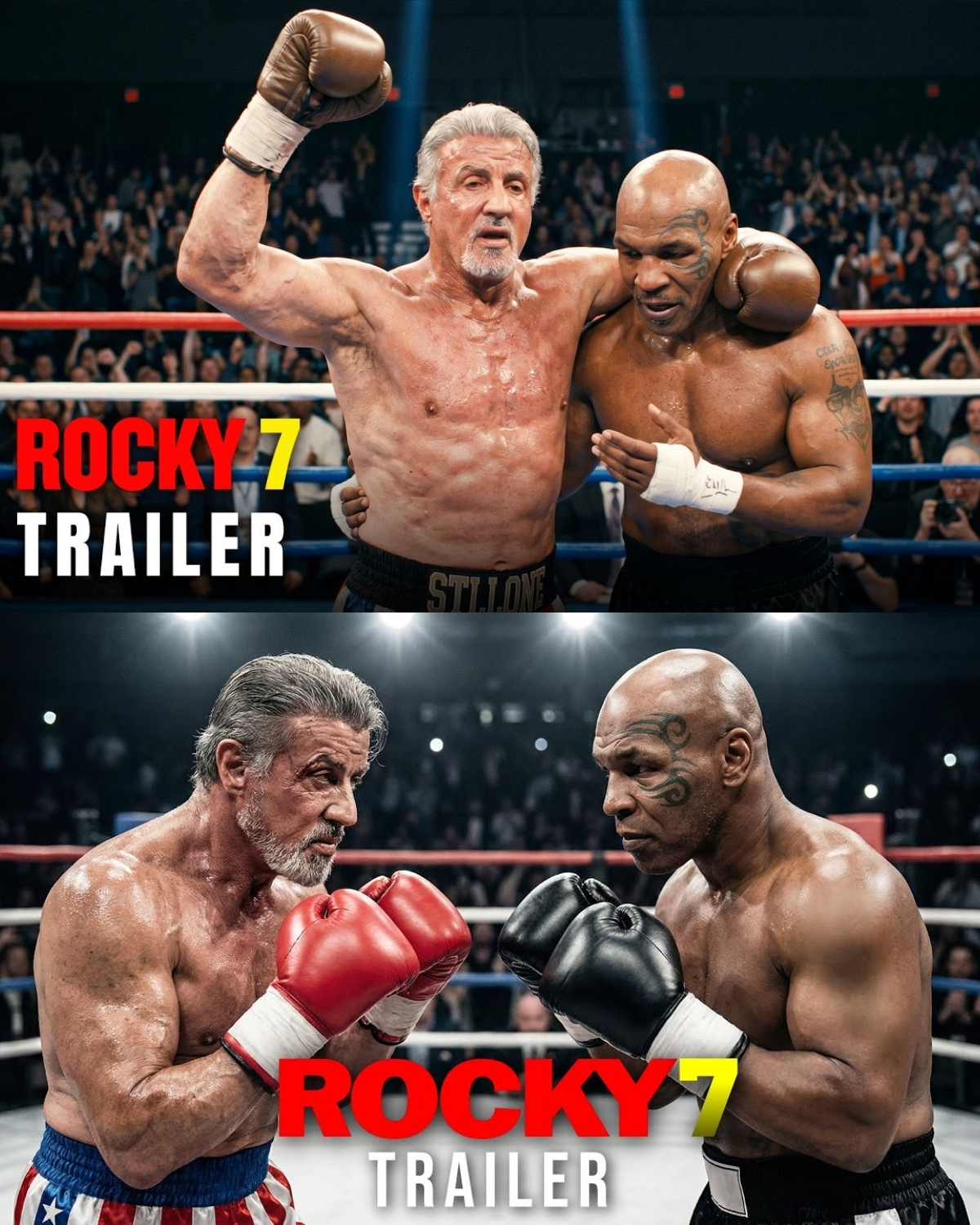 ¡El mundo del cine acaba de estallar por completo! Se ha revelado de forma inesperada el espectacular primer tráiler conceptual de “Rocky 7: Unconquered” (2027) y las redes sociales están en llamas.