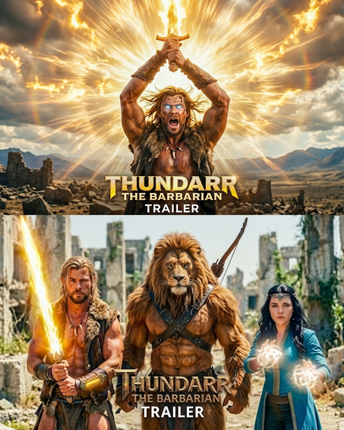 ¡Alerta de impacto para los amantes de la fantasía retro! El mundo de la cultura pop acaba de sufrir un giro electrizante. Se ha liberado el espectacular tráiler conceptual de “Thundarr the Barbarian: Live Action” (2027) y las redes sociales están colapsando por completo con los hashtags #Thundarr2027 y #LiveActionThundarr.