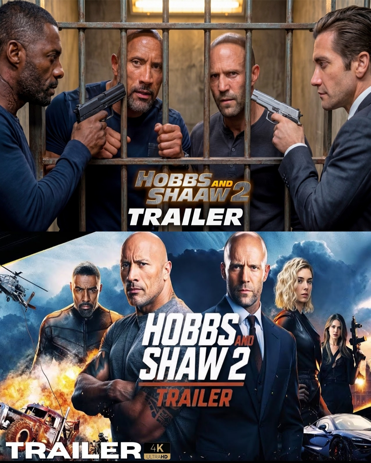 ยกParen todo, fanรกticos de la adrenalina pura! La industria del cine acaba de sufrir un impacto sรญsmico que nadie vio venir. Se ha filtrado el espectacular primer trรกiler conceptual de “Hobbs & Shaw 2” y las redes sociales estรกn colapsando por completo.