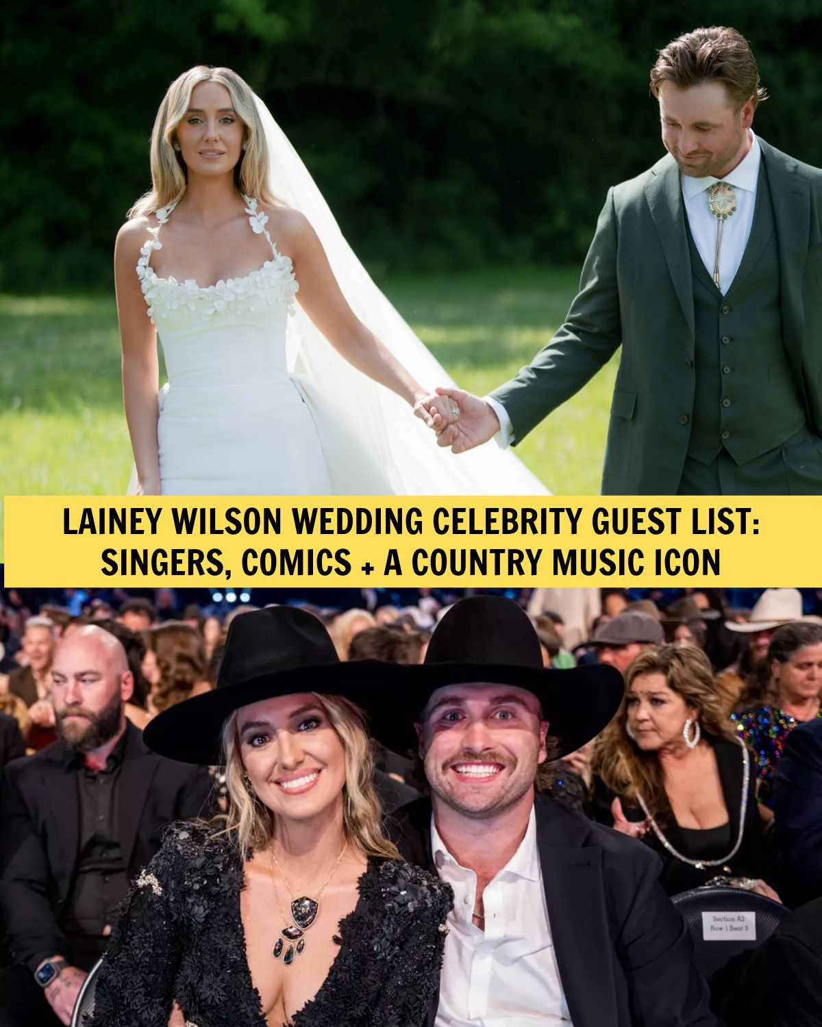 The Guest List at Lainey Wilson’s Wedding Has Country Fans Completely Shocked