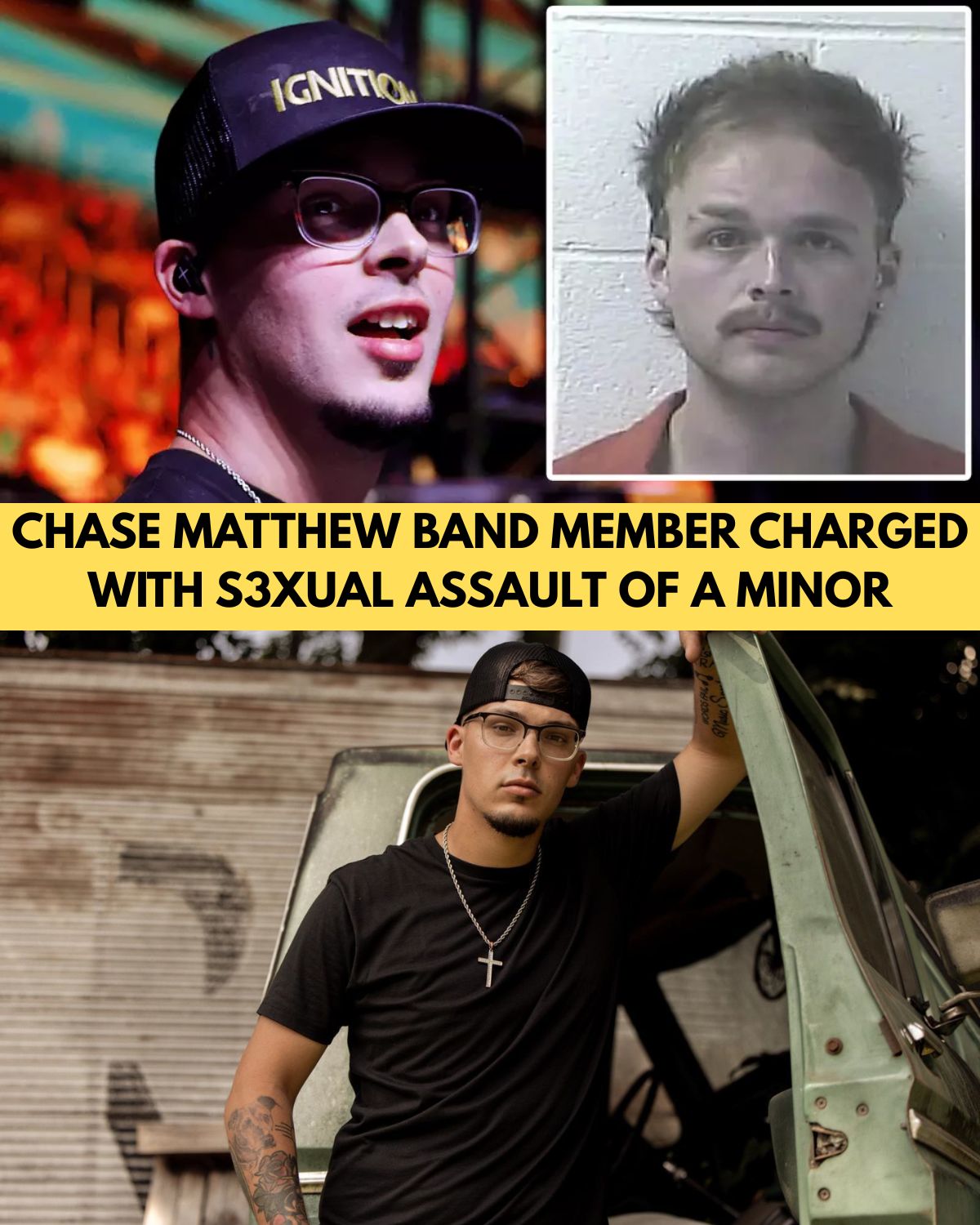A Member of Chase Matthew’s Band Was Arrested Moments After a Show — and Fans Are Horrified by the Allegations