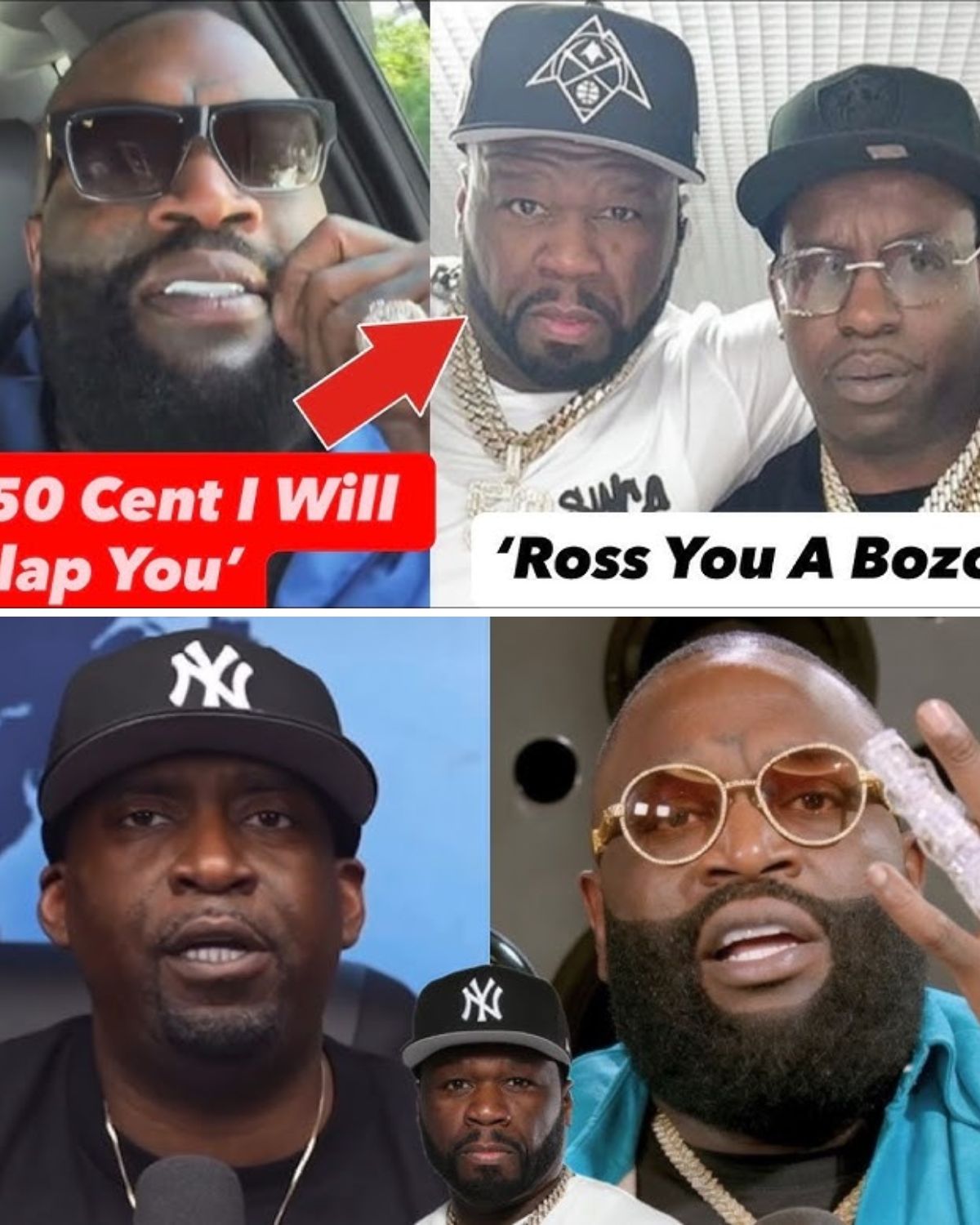 Rick Ross CRASHES OUT On 50 CENT & UNCLE MURDA FIRES BACK At Him