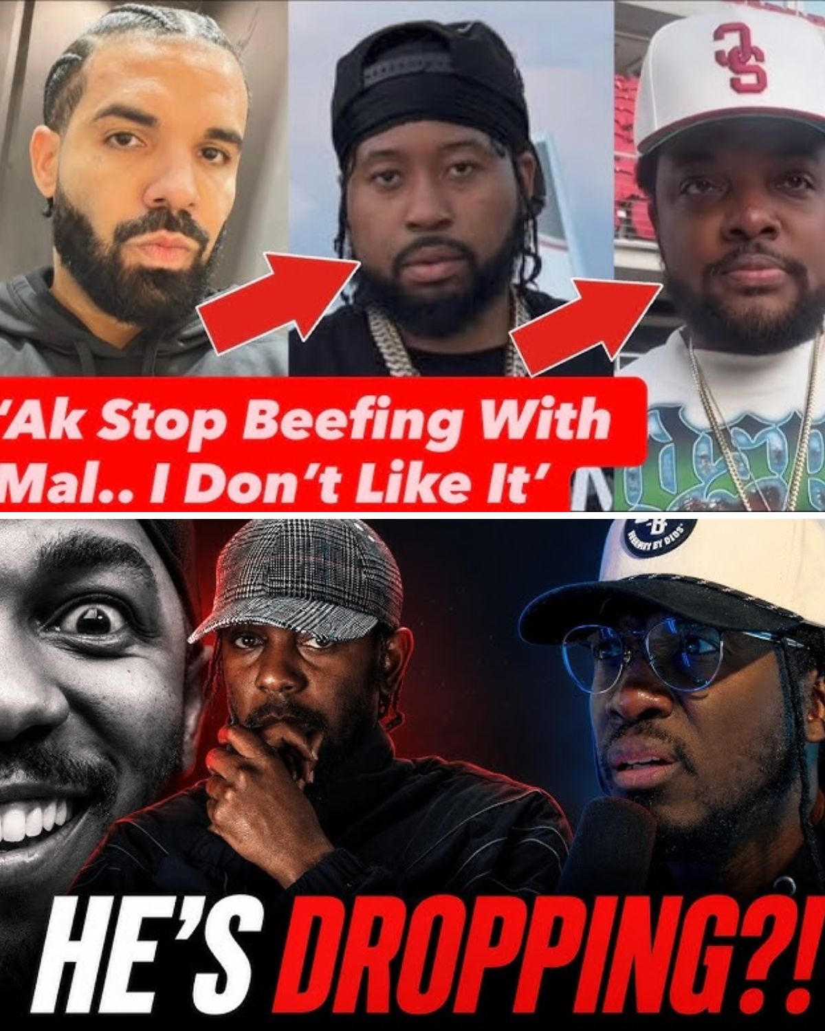 Drake CONFRONTED DJ AKADEMIKS Over MAL BEEF & DISRESPECTING Him