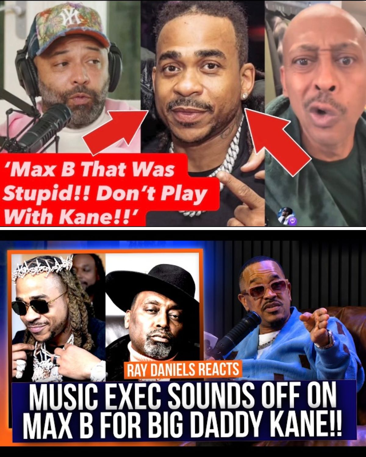 Joe Budden & Gillie ADDRESS MAX DISRESPECTING Big Daddy Kane