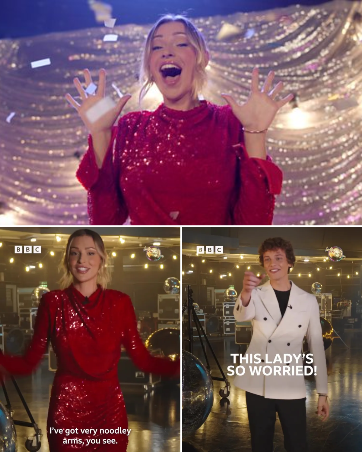 STRICTLY Come Dancing’s latest crop of celebrity contestants have given the first glimpse at their fancy footwork.