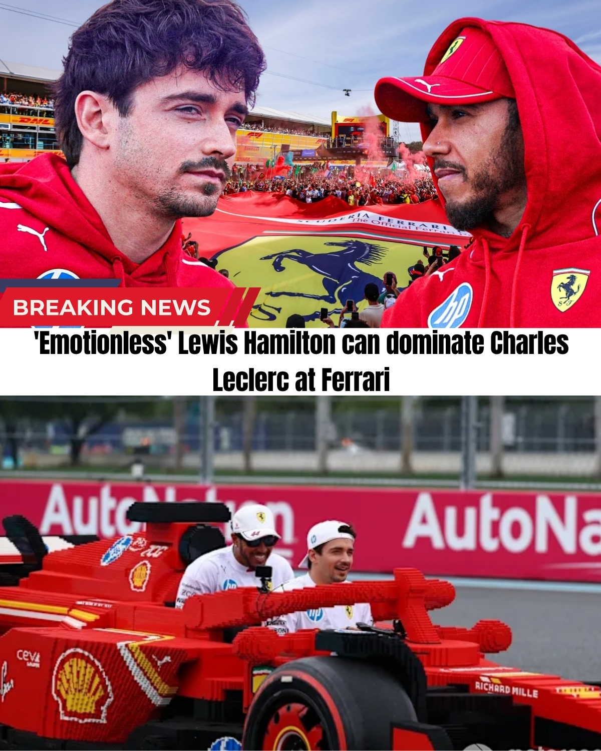 Everyone thinks Lewis Hamilton and Charles Leclerc are best friends... but a shocking warning just dropped! 😱🏎️💨 F1 insiders just exposed the TERRIFYING psychological reality of fighting Lewis in the same car!