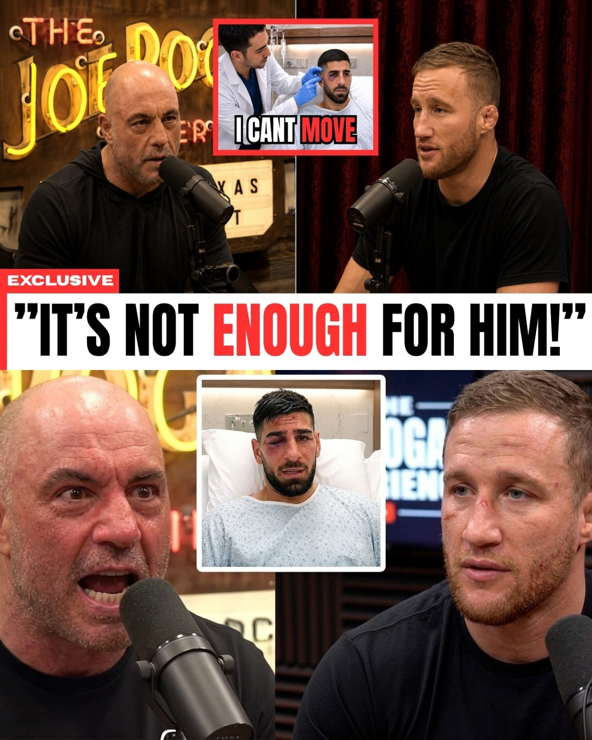 The MMA world is in total disbelief! 🤯 Joe Rogan just dropped a massive bombshell about Ilia Topuria's terrifying injuries. Did an inexperienced ringside doctor make a massive mistake that altered the fight?!