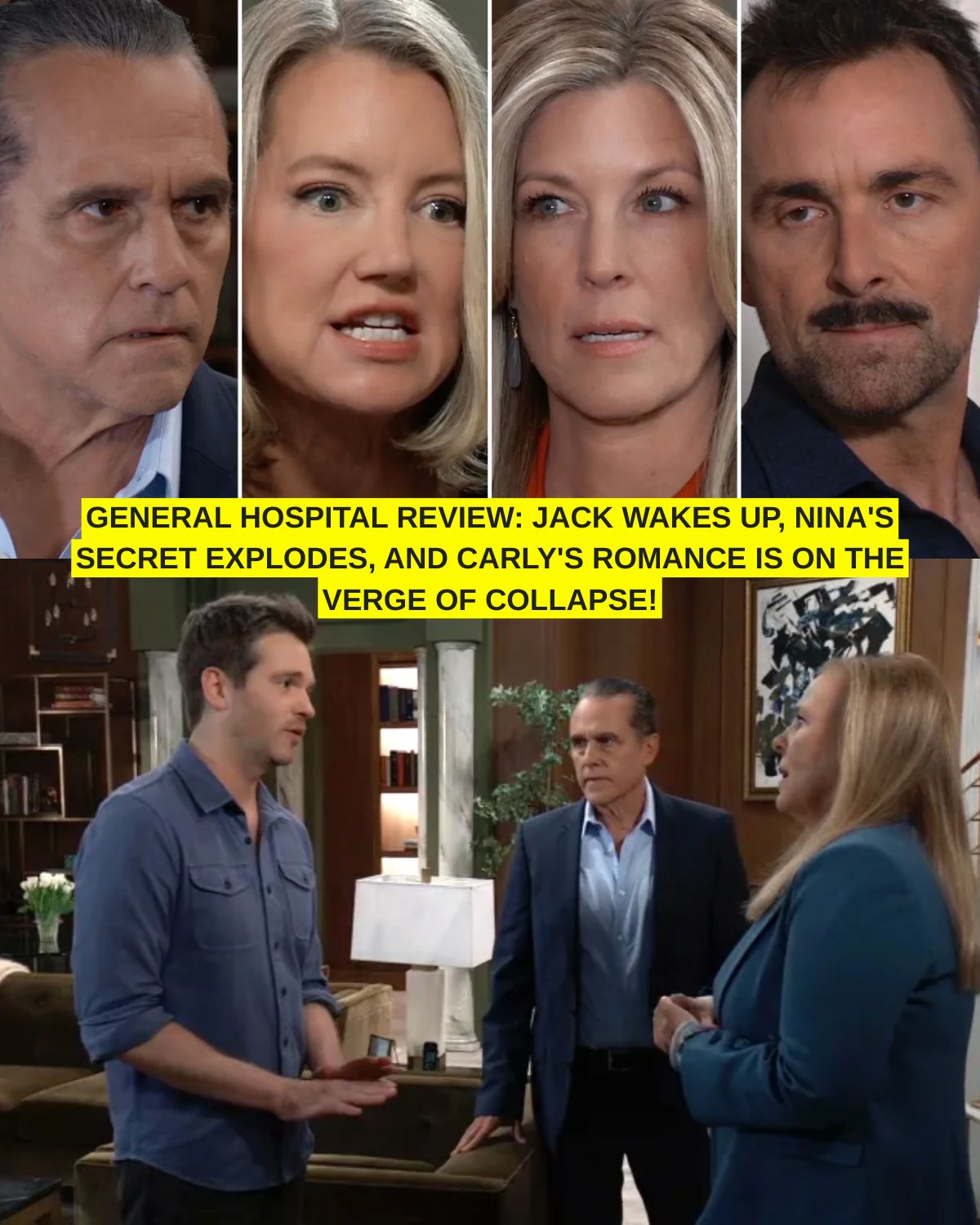 General Hospital Recap: Nina Learns Carly & Valentin Are Sleeping Together!