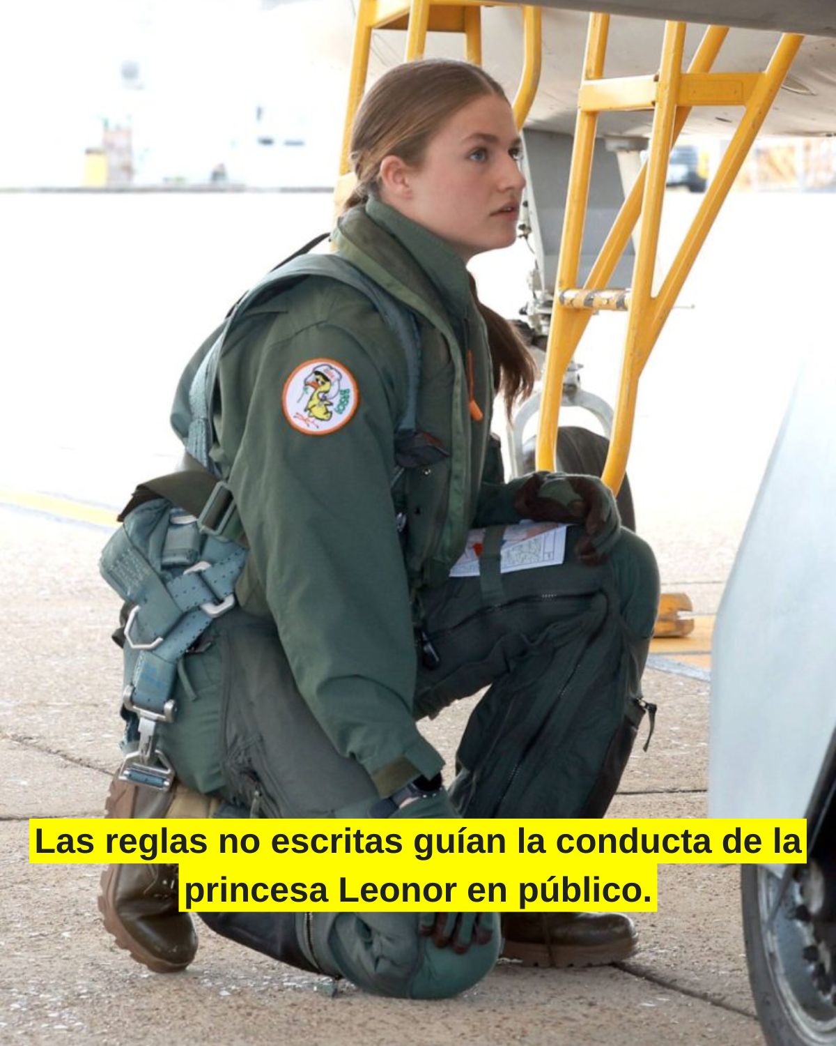 Las reglas no escritas guían la conducta de la princesa Leonor en público.