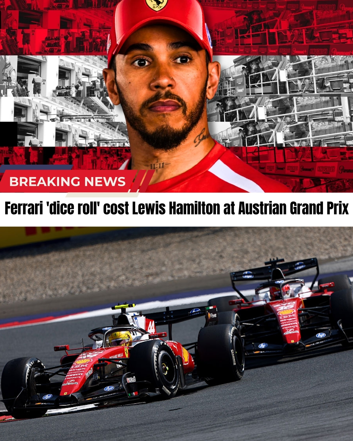 Lewis Hamilton’s Austrian GP just turned into an absolute NIGHTMARE! 😱 After a shocking drop to P5, Sky Sports experts are brutally slamming Ferrari for a massive "rolled the dice" gamble that totally backfired! 🤯 But wait... Hamilton just broke his silence and completely CONTRADICTED the pundits!