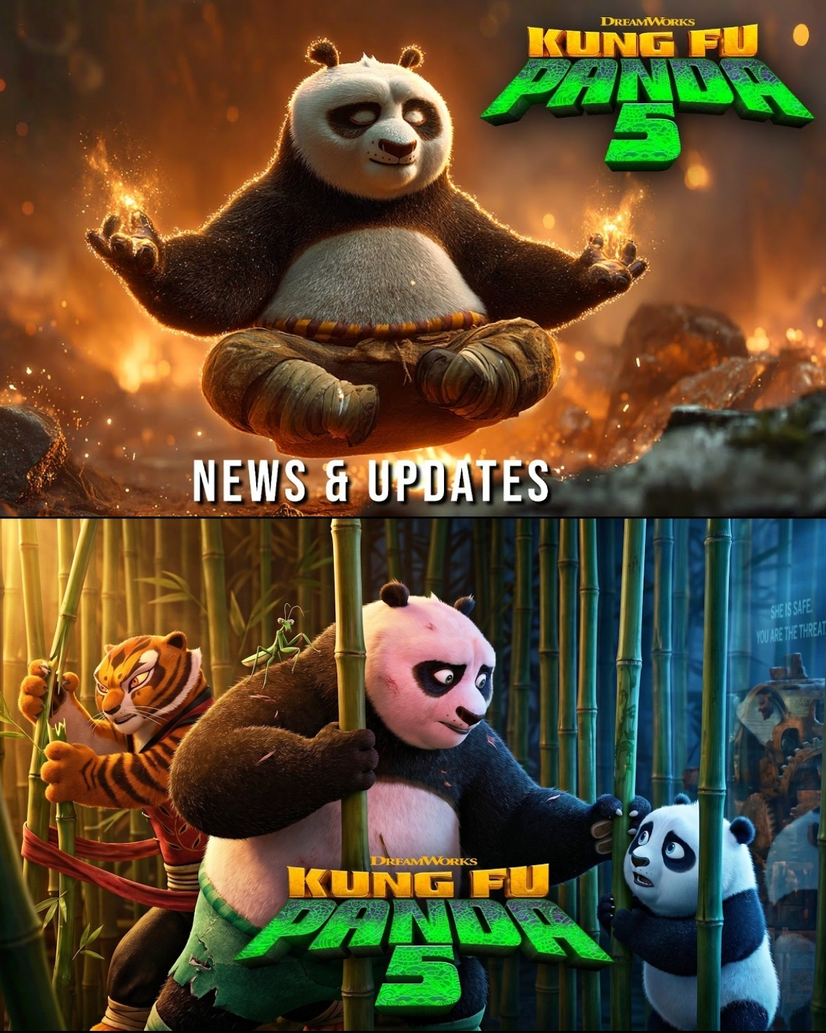 ¡Un bombazo absoluto acaba de sacudir el universo de la animación! DreamWorks Animation ha desatado una ola de emoción planetaria al liberar el espectacular primer tráiler conceptual de “Kung Fu Panda 5”.