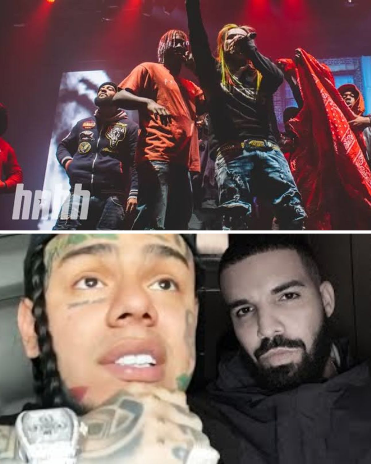 6ix9ine Says Top5 Hasnโt Succeeded At Anything Except Being A โDrake D*ck Riderโ