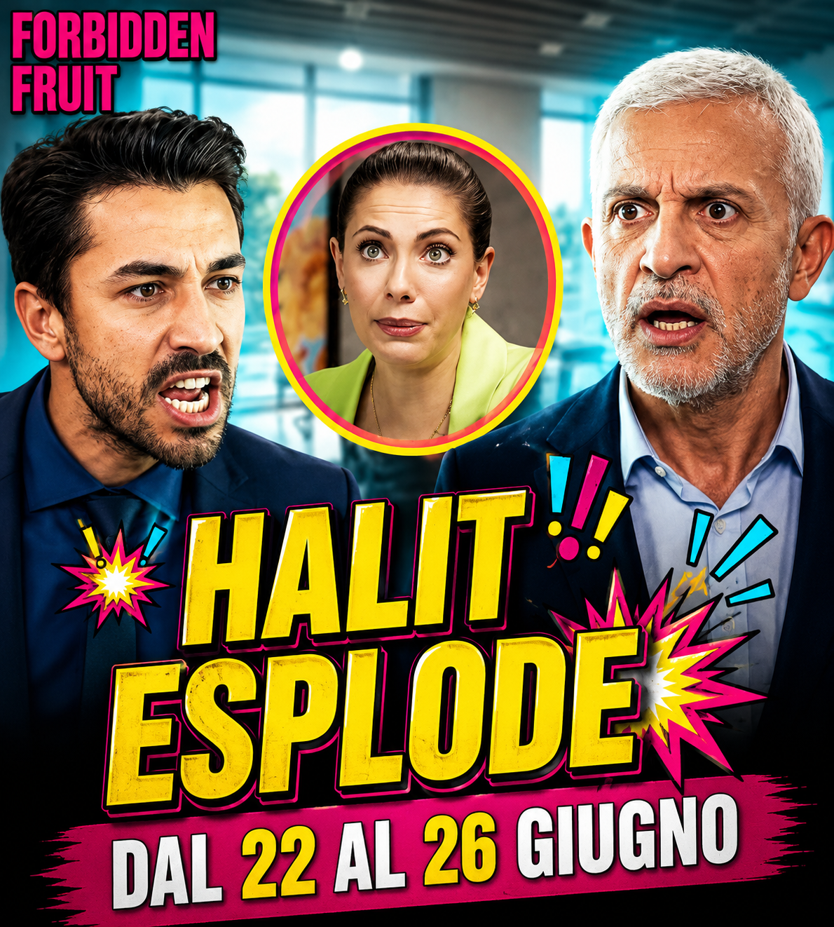 FORBIDDEN FRUIT:Kerim e Mert ai PUGNI viene fuori il PIANO SEGRETO mentre Halit ESPLODE contro TUTTI